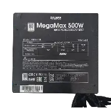 ZALMAN MEGAMAX 500W 80 PLUS POWER SUPPLY